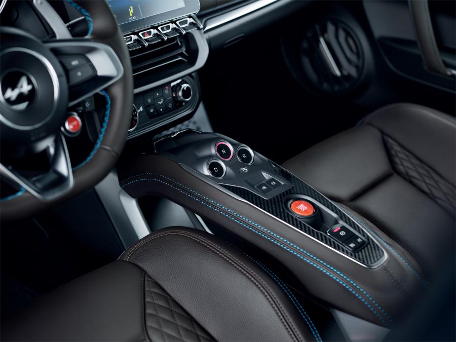 Детали интерьера Alpine A110 Legende 2018 года  (WW) (фото 3 из 29)